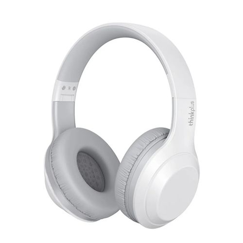 Audífonos Lenovo TH10 bluetooth, Over Ear, sonido 9D, micrófono CVC, batería duradera, blanco