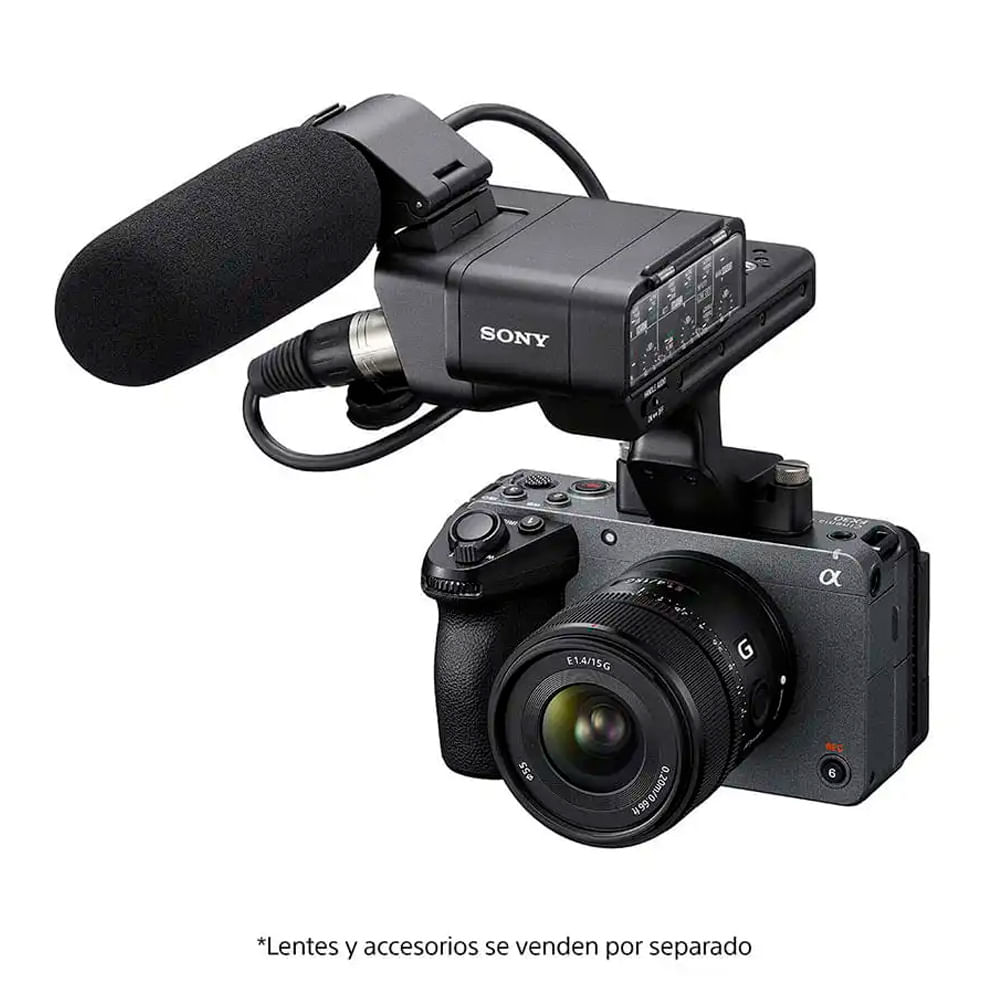 Imagen 2 del producto Cámara Sony FX30B Cinema Line, compacta, con sensor APS-C, enfoque automático avanzado