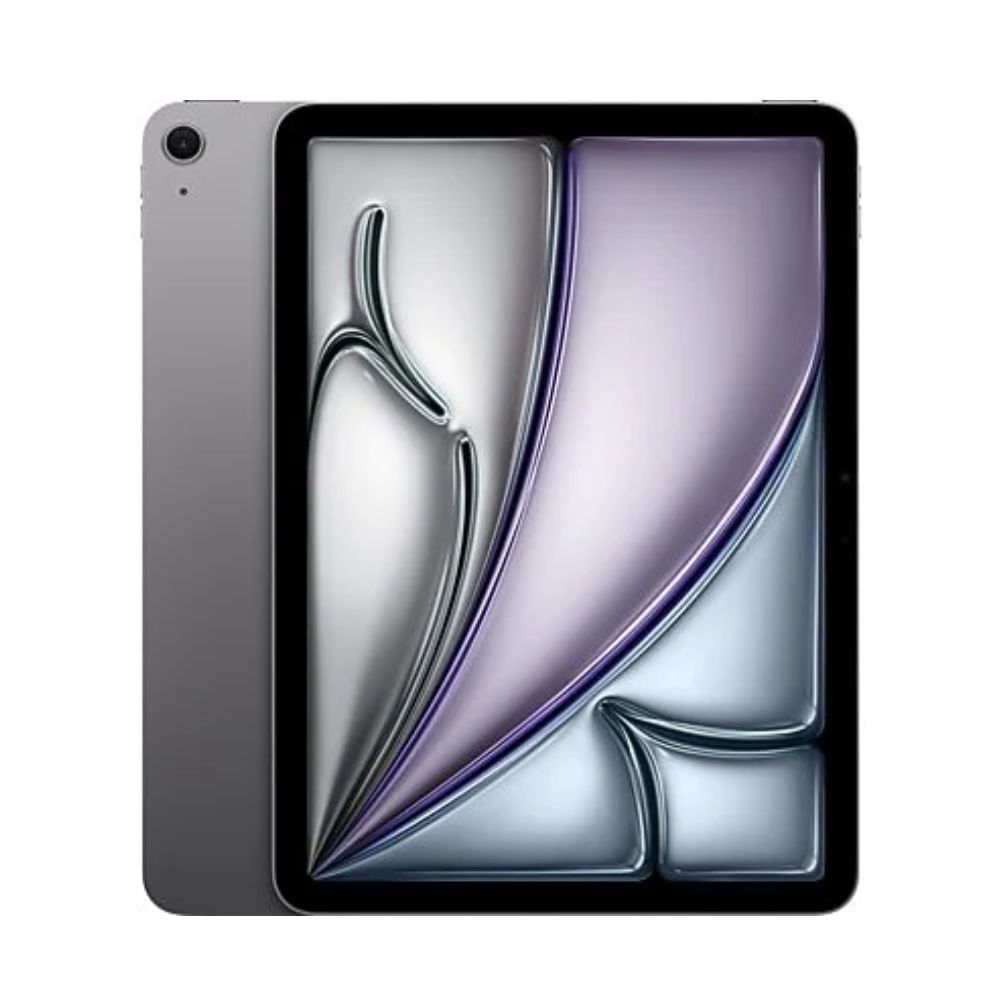 iPad Air 11" Wi-Fi, 128GB, 8GB RAM, cámara principal 12MP y frontal 12MP, Chip M2, 28.6Wh, gris espacial