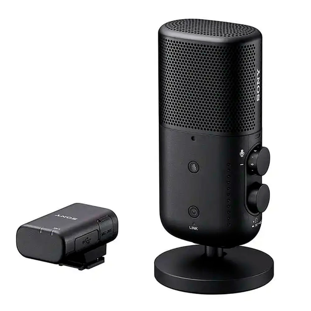 Micrófono inalámbrico Sony ECM-S1, con conexión cableada e inalámbrica, negro