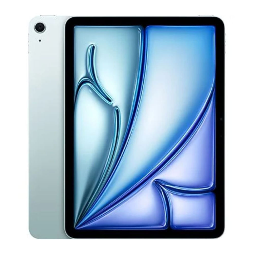 iPad Air 11", 128GB, 8GB RAM, cámara principal 12MP y frontal 12MP, 28.93 Wh, Chip M2, azul