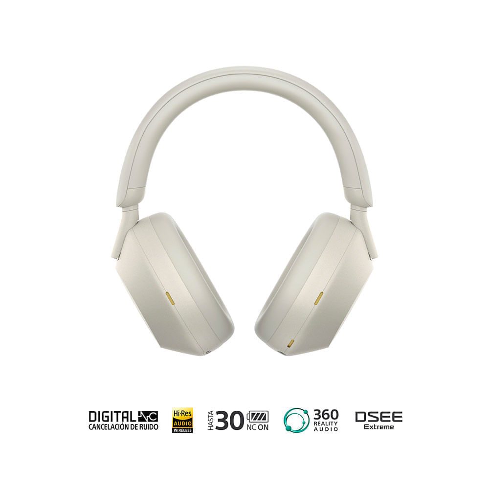 Imagen 2 del producto Audífonos Sony WH-1000XM5 bluetooth, con cancelación de ruido avanzada, llamadas claras