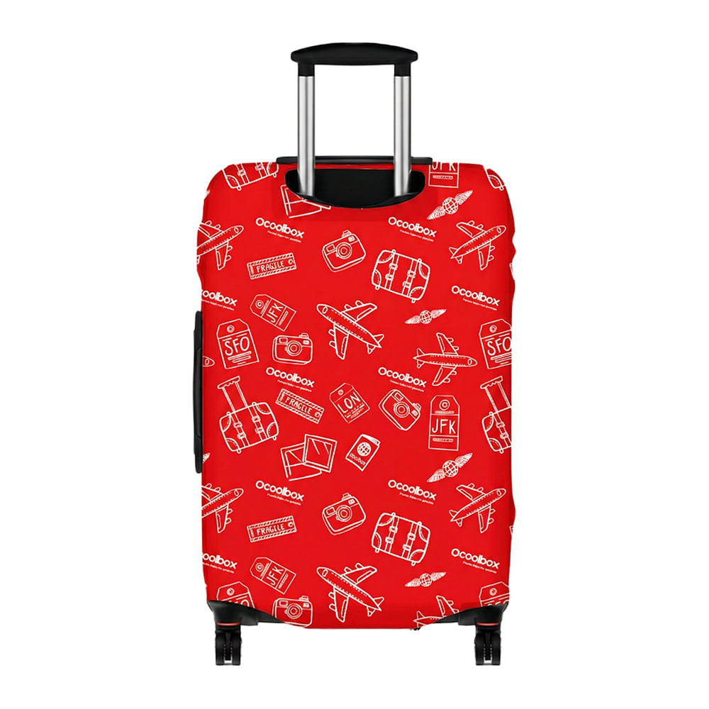 Funda para maleta Roadtrip de 22" a 26", rojo