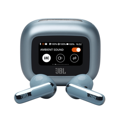 Audífonos bluetooth True Wireless JBL Live Flex 3 duración máx. 50 horas con estuche, cancelación de ruido, Smart Case, azul