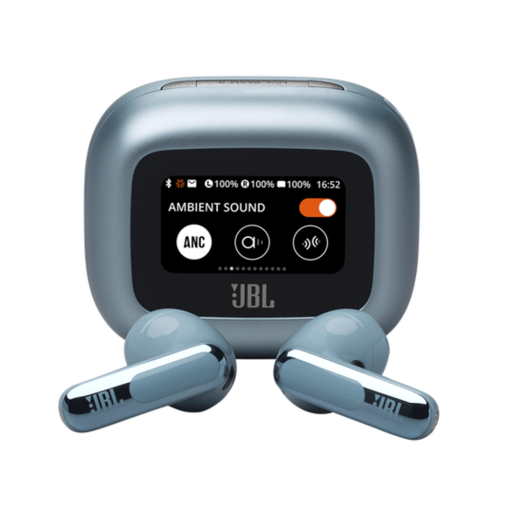 Audífonos bluetooth True Wireless JBL Live Flex 3 duración máx. 50 horas con estuche, cancelación de ruido, Smart Case, azul