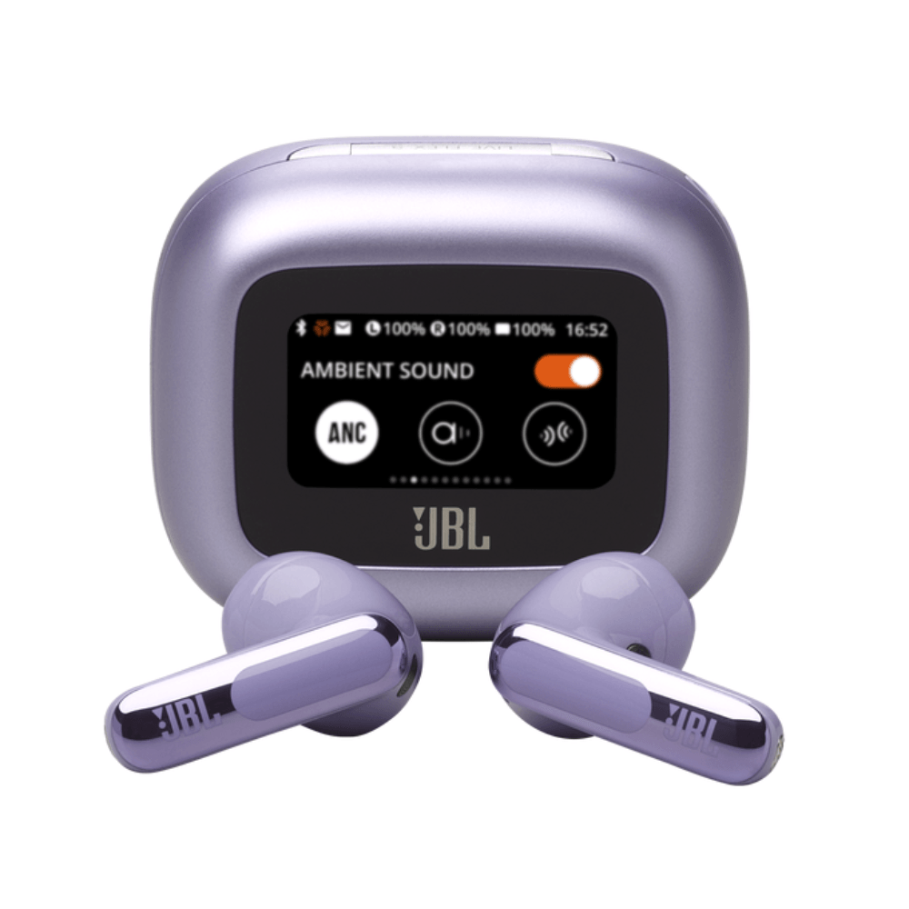 Audífonos bluetooth True Wireless JBL Live Flex 3 duración máx. 50 horas con estuche, cancelación de ruido, Smart Case, lila