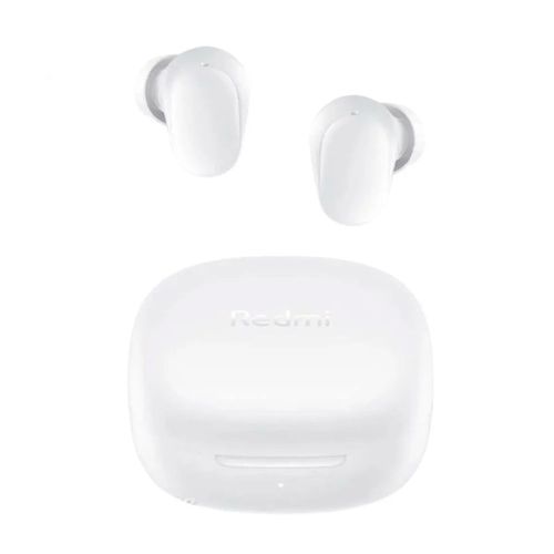 Audífonos bluetooth True Wireless Xiaomi Redmi Buds 6 Play resistente al agua IPX4, duración hasta 36 horas con estuche, blanco