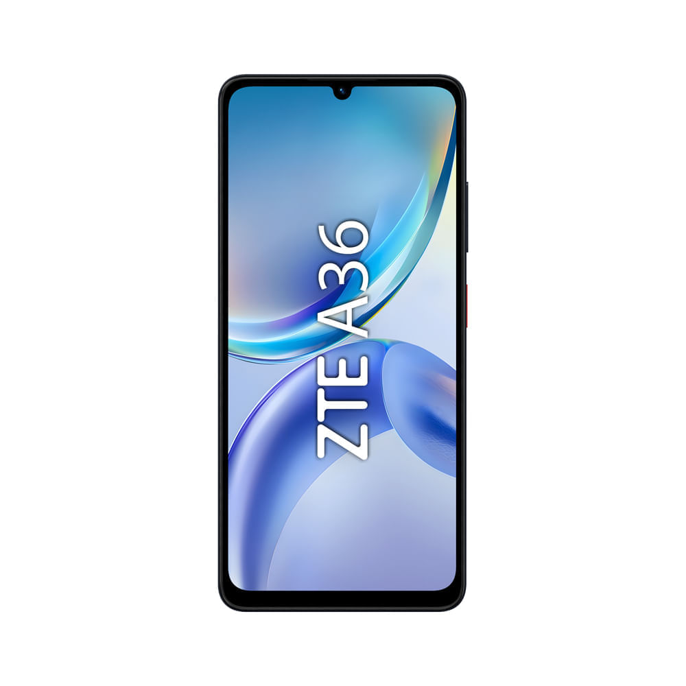 Imagen 2 del producto Celular ZTE A36 4G, 128GB, 4GB RAM, cámara trasera 8MP y frontal 5MP, 6.75"", negro