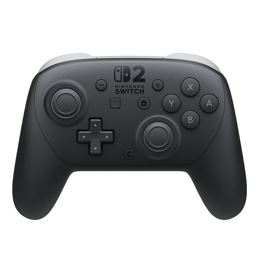 Mando Nintendo Pro para Switch 2 inalámbrico, bluetooth, batería recargable, gris