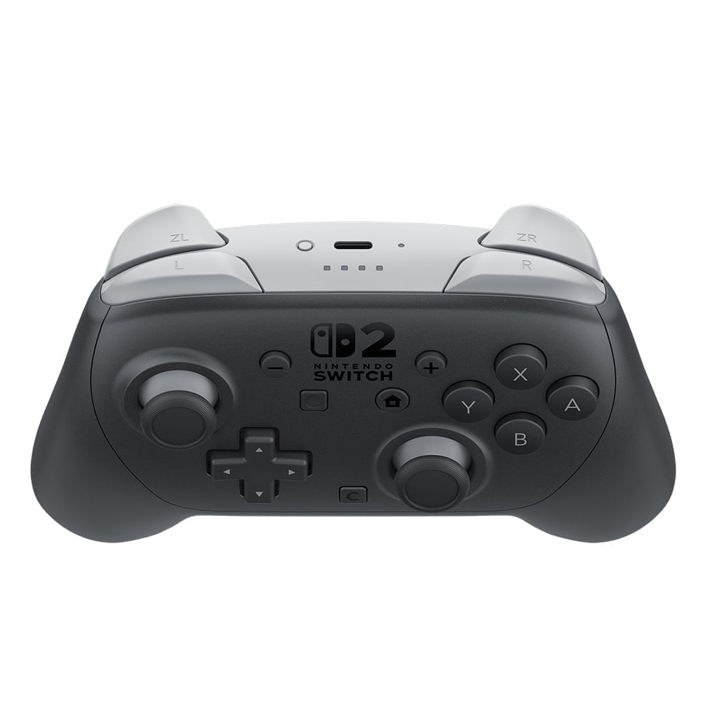 Imagen 2 del producto Mando Nintendo Pro para Switch 2 inalámbrico, bluetooth, batería recargable, gris