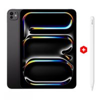 iPad Pro 11"" 256GB, 8GB RAM, cámara principal 12MP y frontal 12MP, Chip M4, space black + Apple Pencil USB Tipo-C