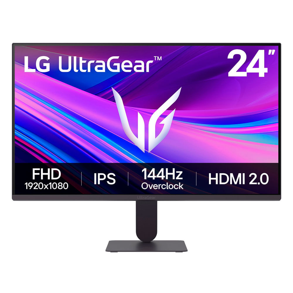Imagen 1 del producto Monitor gamer LG UltraGear 24G411A-B, 24"", IPS, Full HD, 144Hz, 1ms, FreeSync, G-Sync