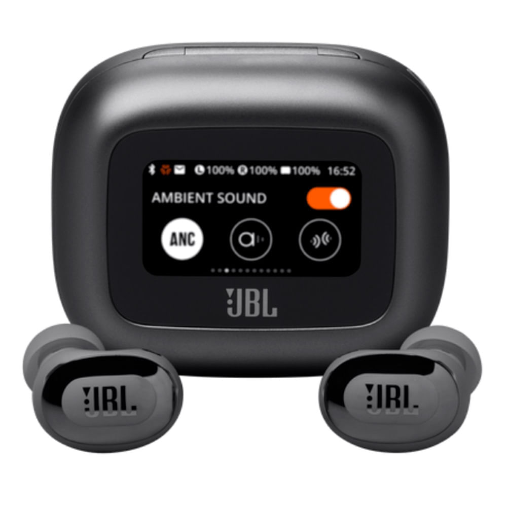 Audífonos bluetooth True Wireless JBL Live Buds 3 resistente al agua IP55, duración máx. 40 horas con estuche, cancelación de ruido, negro