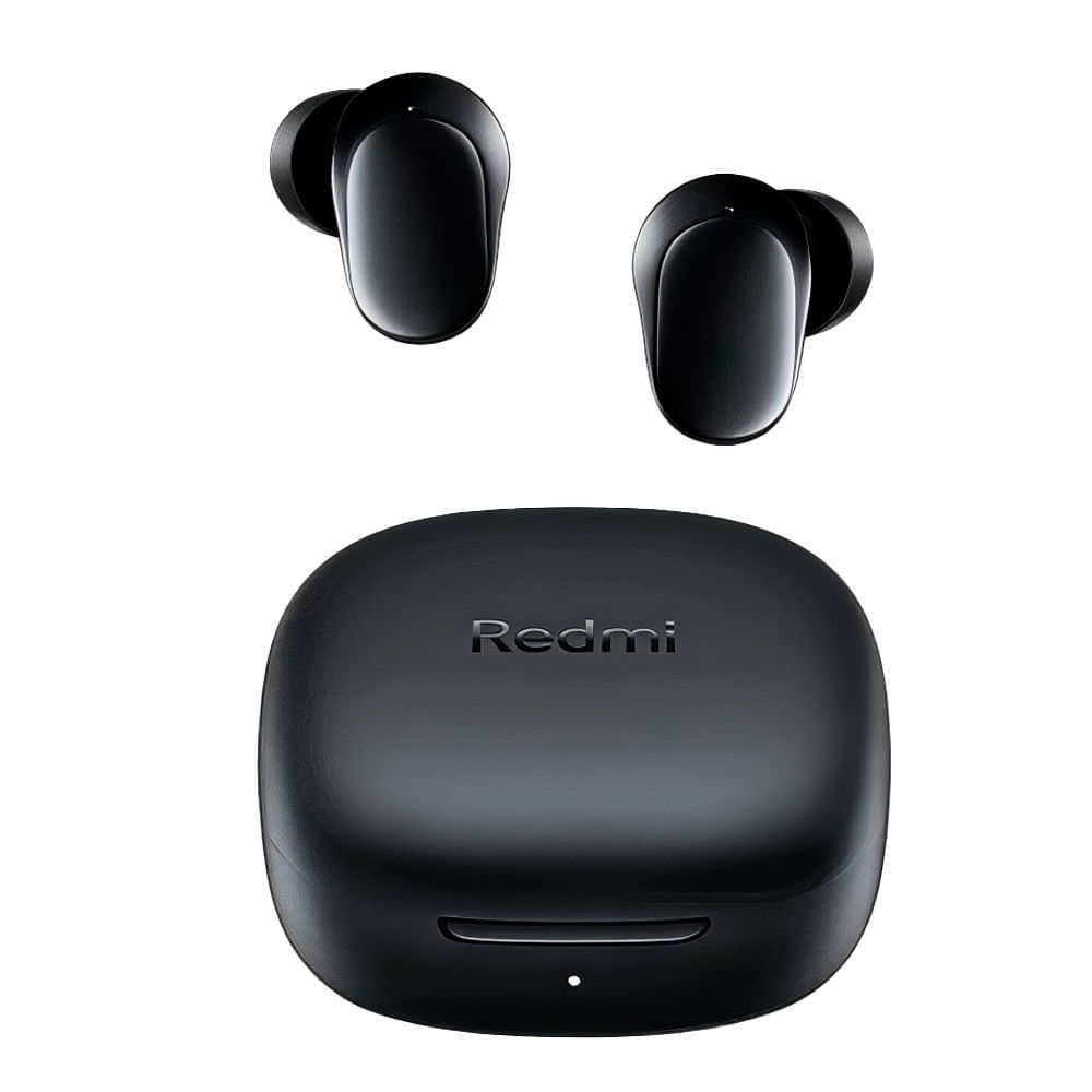 Audífonos bluetooth True Wireless Xiaomi Redmi Buds 6 Play resistente al agua IPX4, duración hasta 36 horas con estuche, negro