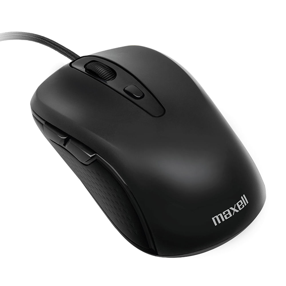 Imagen 2 del producto Mouse alámbrico Maxell MOWR-105C Alámbrico Maxell MOWR-105C, USB Tipo-C, 1600 dpi, 5 botones, negro