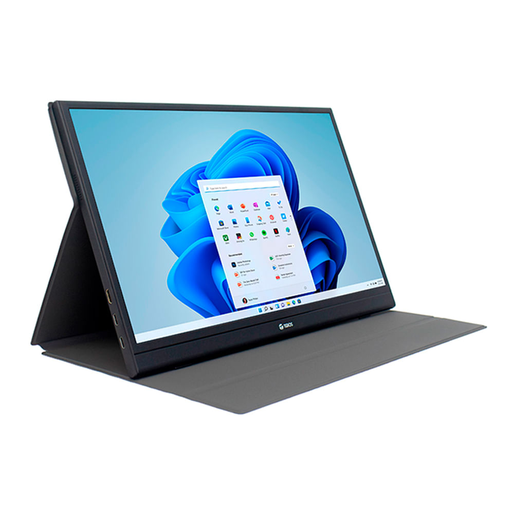 Monitor portátil TEROS TE-1501S 15.6", IPS, FHD, 60Hz, 25ms, Mini HDMI/USB Tipo-C