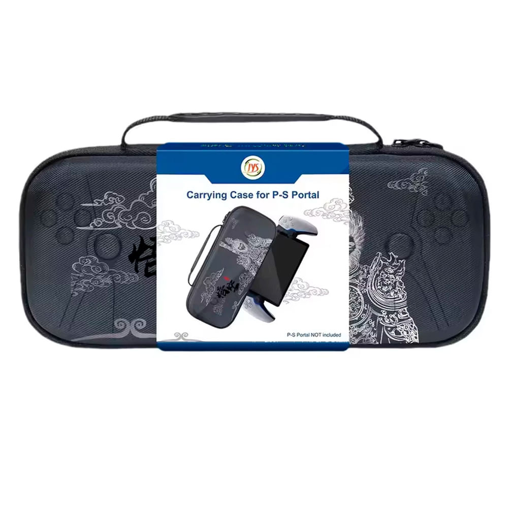 Estuche rígido protector JyS para PlayStation Portal, antiimpactos, con asa, compartimientos internos
