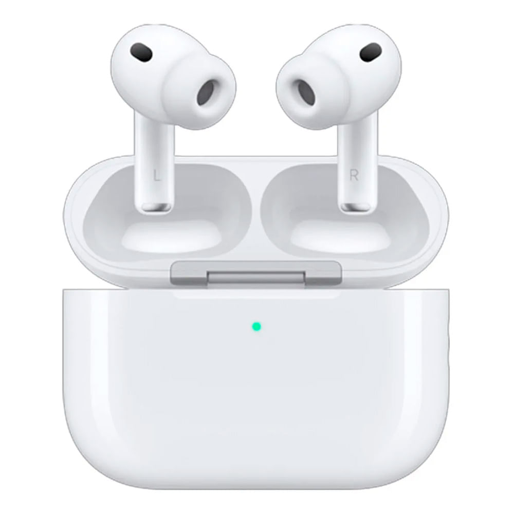 Airpods Pro 3ra generación, resistente al agua IP57, duración máx. 30 horas, cancelación de ruido, blanco