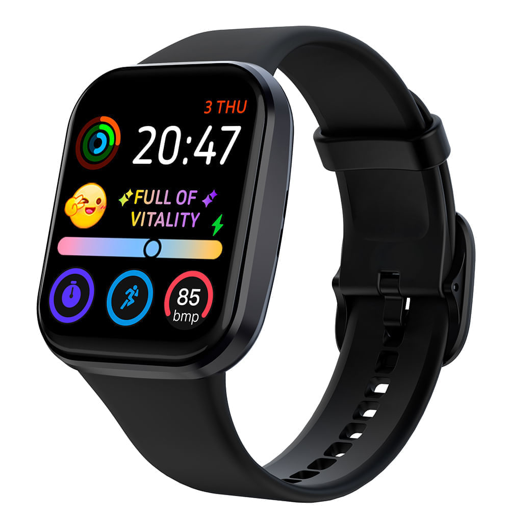 Smartwatch Roadtrip S4 Lite 1.83''/LCD, resistente al agua IP67, 100 modos deportivos, batería hasta 7 días, negro