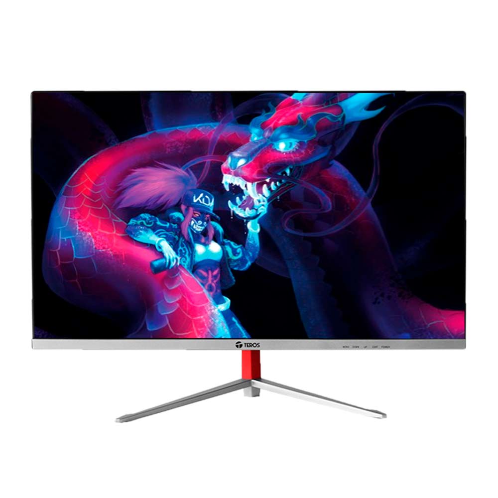 Monitor curvo 23.8" Teros TE-2402S Panel VA, FHD(1920 x 1080), 100 Hz, 1ms, entradas HDMI/VGA