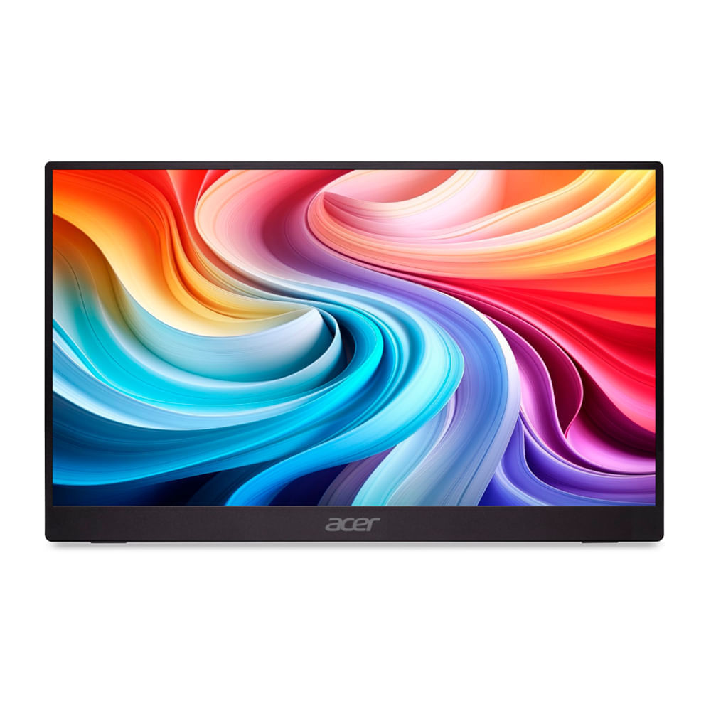 Monitor portátil Acer PM161Q 15.6" FHD (1920x1080), panel IPS, mini HDMI, 60 Hz, 5ms, negro