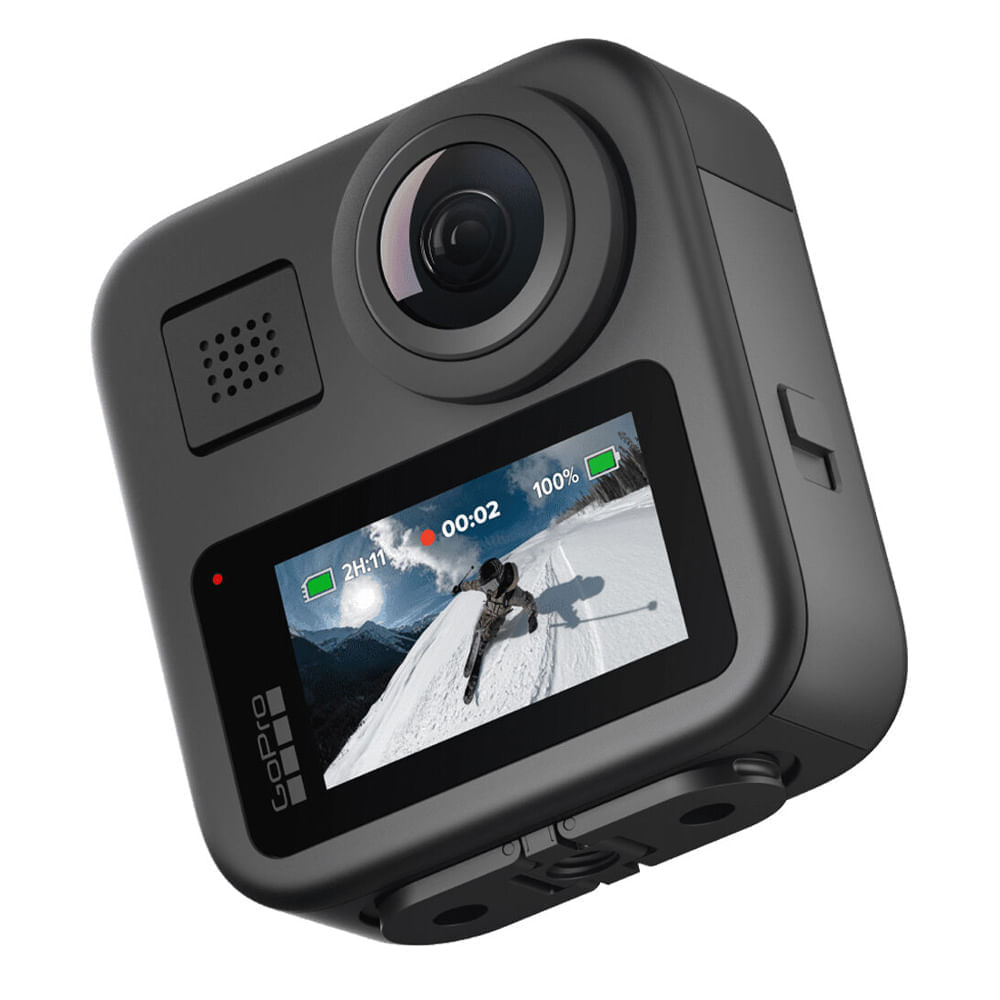 Imagen 1 del producto Cámara de acción GoPro MAX grabación en 5.6K 360°, fotos de 16.6MP, 1600mAh, 78min de batería, Max HyperSmooth, captura envolvente en 360°
