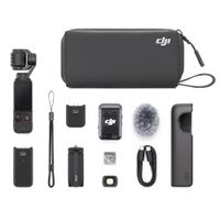 Cámara de acción DJI Osmo Pocket 3 Creator Combo grabación en 4K/120fps, Gimbal de 3 ejes, seguimiento de rostro/objeto, micrófono incluido