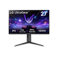 Monitor plano LG UltraGear 27GS65F-B 27"", Full HD, IPS, 180Hz, 1ms, HDR10, FreeSync, G-SYNC