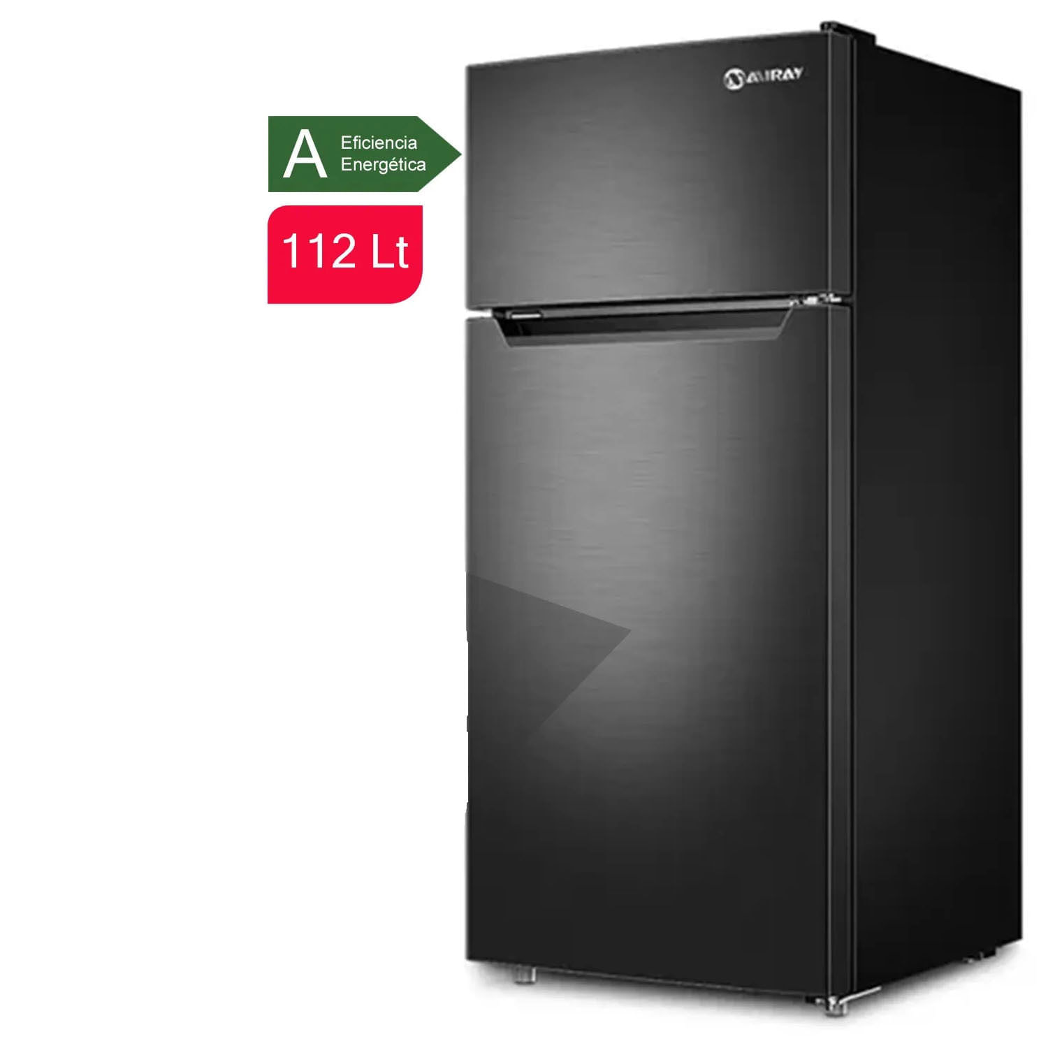 Imagen 2 del producto Refrigeradora Miray RM-114H 112L, congelador superior, eficiencia A, negro