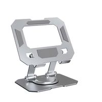 Soporte giratorio de aluminio 360°, J48, para celulares y tablets, de 4.7 a 12 pulgadas