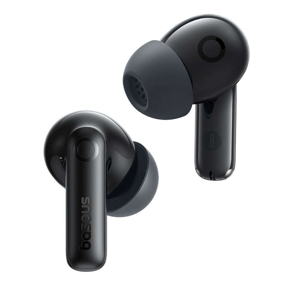 Imagen 2 del producto Audífonos bluetooth True Wireless Baseus BP1 Pro resistencia al agua, con micrófono, cancelación de ruido, batería hasta 55 horas, negro