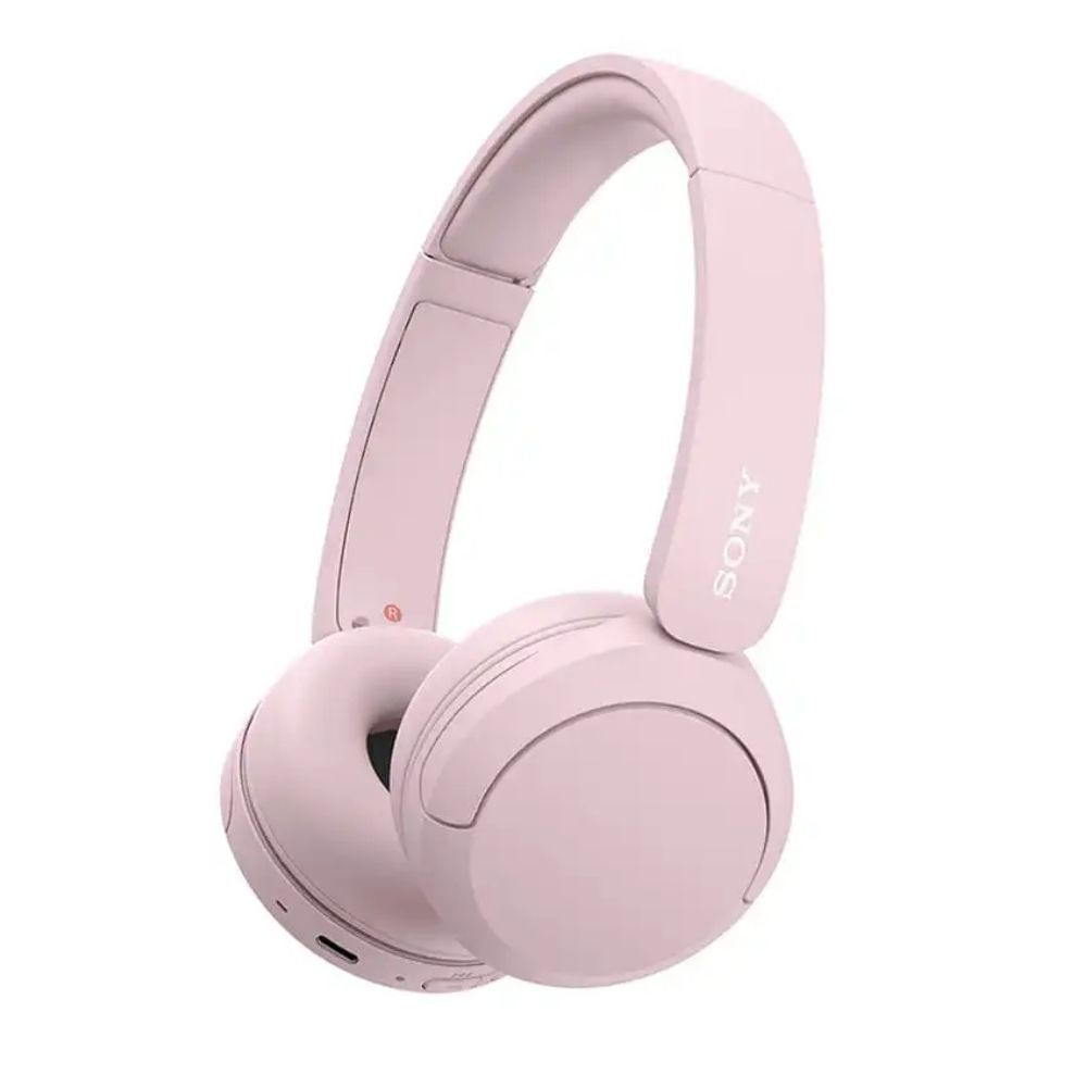Audífonos on ear Sony WH-CH520, inalámbrico, bluetooth, batería hasta 50 horas, rosado