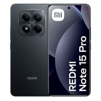 Celular Xiaomi Redmi Note 15 Pro 4G 256GB, 8GB RAM, cámara principal 200MP + 8MP, frontal 32MP, 6.7"", negro