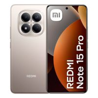 Celular Xiaomi Redmi Note 15 Pro 4G 256GB, 8GB RAM, cámara trasera 200MP y frontal 32MP, 6.7"", gris titanio