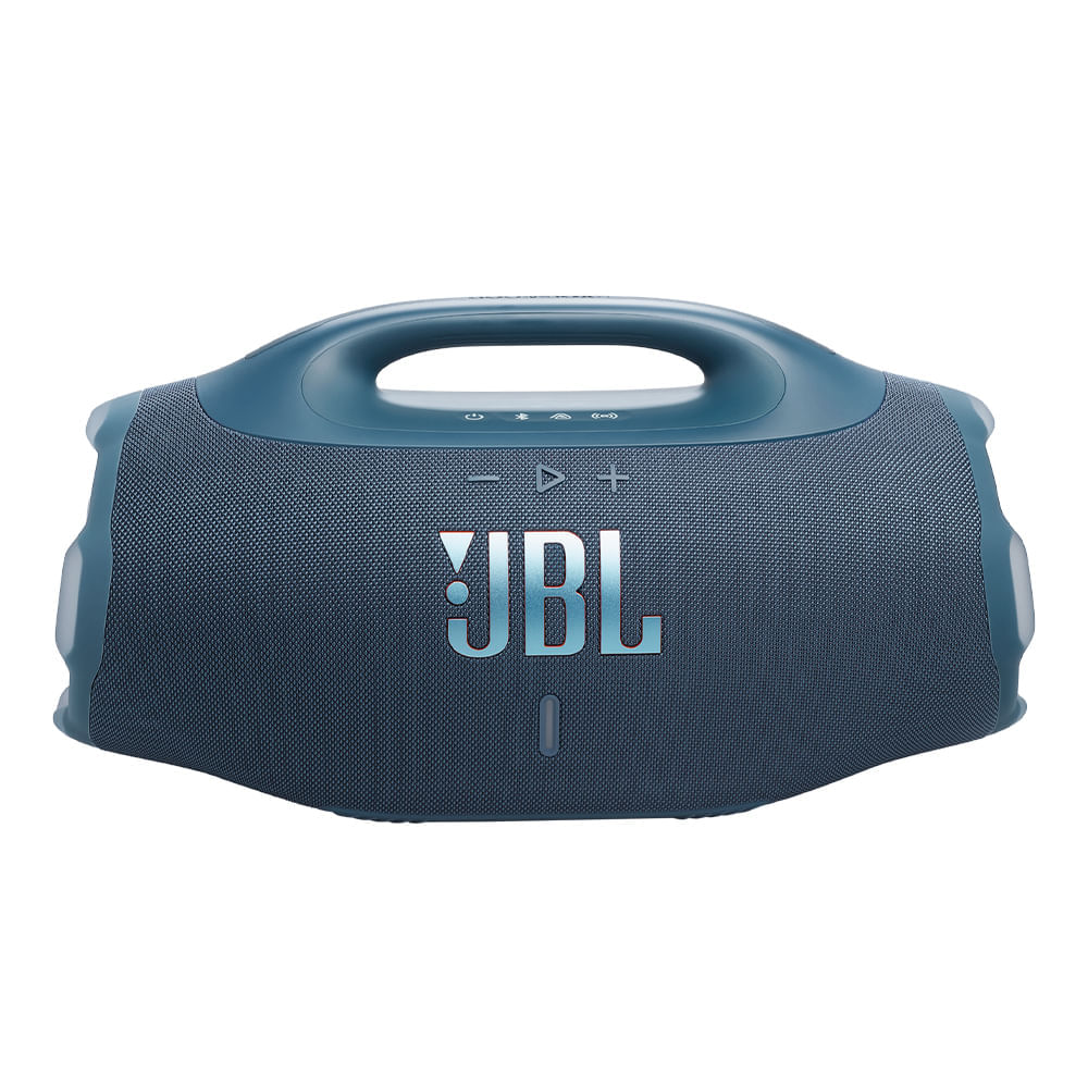 Parlante bluetooth JBL Boombox4 portátil, potencia 210W, resistente al agua IP68, hasta 34 horas de reproducción, azul