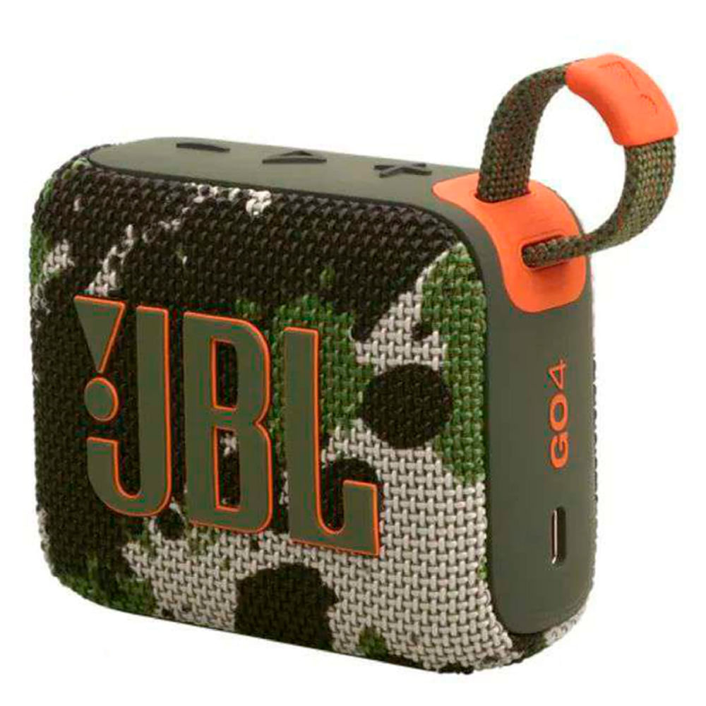 Parlante Bluetooth JBL Go 4 portátil IPX7, sonido potente 3.1W, batería hasta 5 horas, verde militar