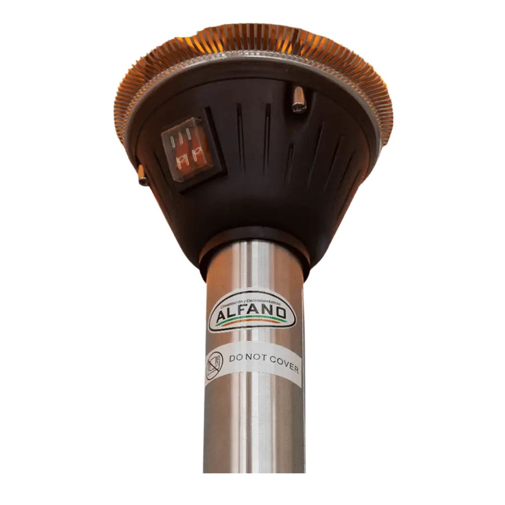 Imagen 2 del producto Estufa eléctrica Alfano PHH3000BS, 3000W, calefacción hasta 25 m², gris