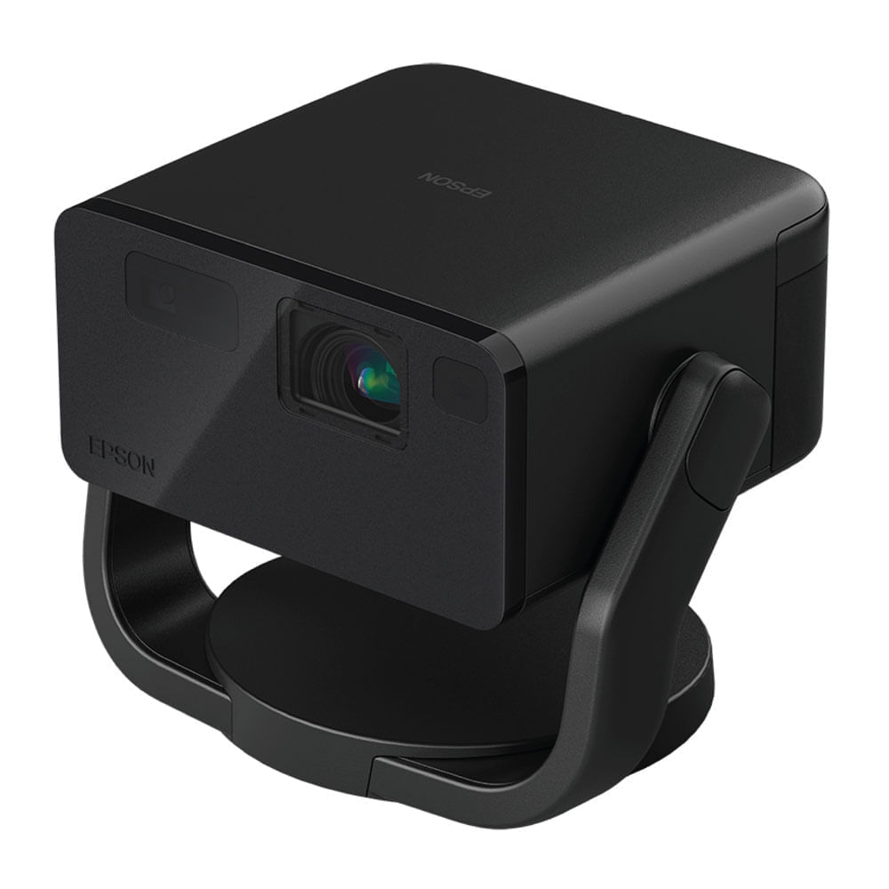 Proyector portátil Epson FHD, 1000 lúmenes, 150", compatible iOS y Android, negro
