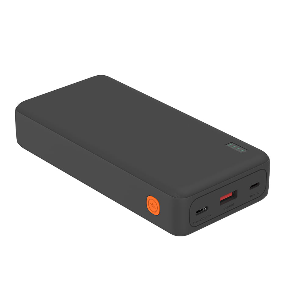 Imagen 2 del producto Batería externa Coolbox GMobile, potencia 20W, conexión USB Tipo-C, 20000 mAh negro