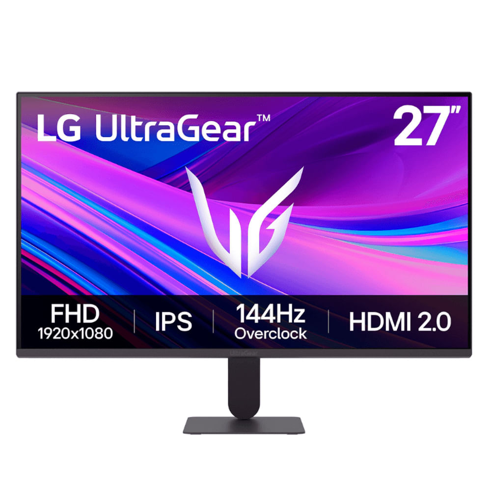Monitor plano LG UltraGear G4 27G411A-B, 27", IPS, FHD, 144Hz, 1ms, FreeSync, Compatible G-Sync
