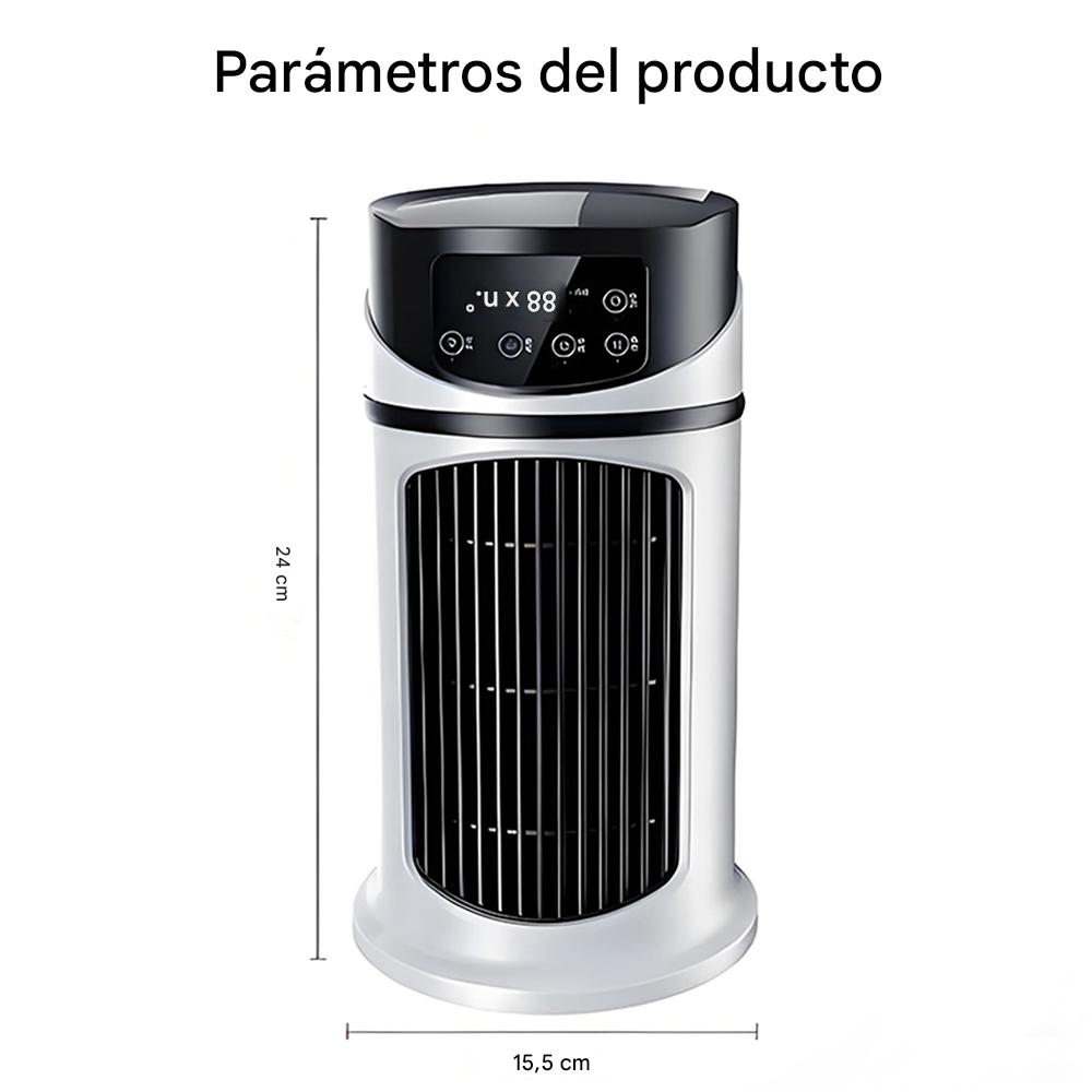 Imagen 2 del producto Enfriador de Aire Westminster 6w, con panel digital, temporizador, con luz RGB, blanco