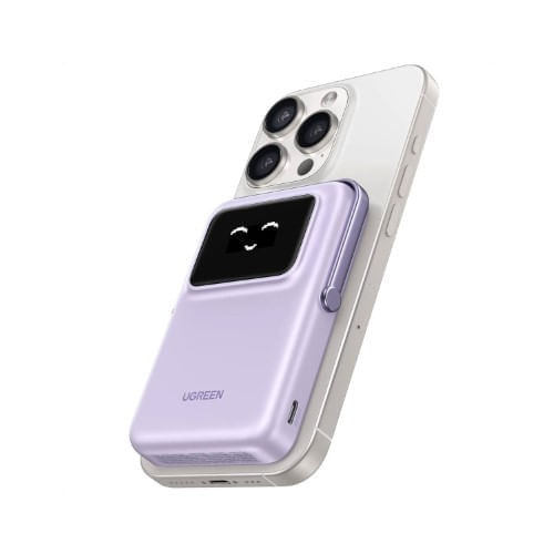 Imagen 2 del producto Batería externa Ugreen Uno 45328 10000 mAh, 20W, 1 puerto carga rápida, morado