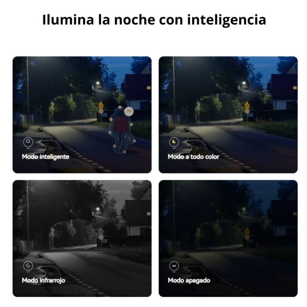 Imagen 2 del producto Cámara seguridad Imou Cruiser SC 3MP 2K PT 360°, Wi-Fi, exterior, blanco + Micro SD 64GB