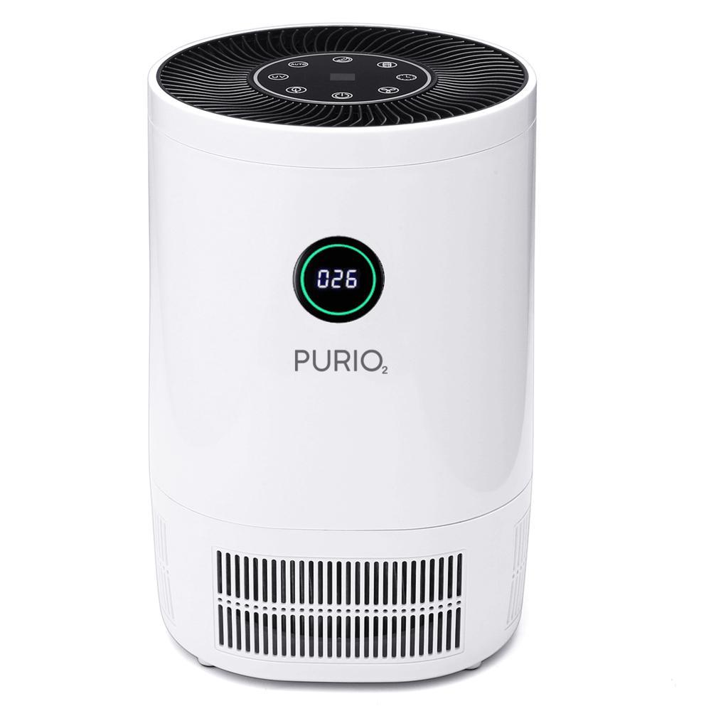 Purificador de aire compacto Purio Nano hasta 30m2, filtro HEPA, luz UV, modo sleep, blanco