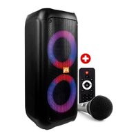 Parlante de torre Rave 60, bluetooth, 700W, luces LED, TWS, batería 3600 mAh + micrófono