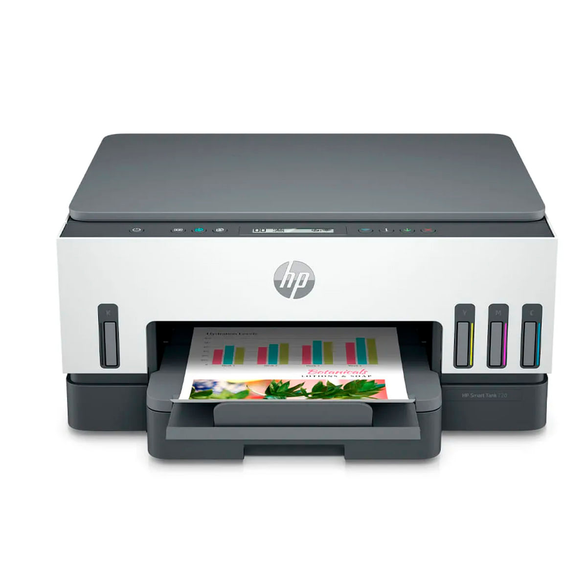 Imagen 2 del producto Impresora multifuncional HP Smart Tank 720, inyección de tinta, inalámbrica, Wi-Fi, con tanques recargables