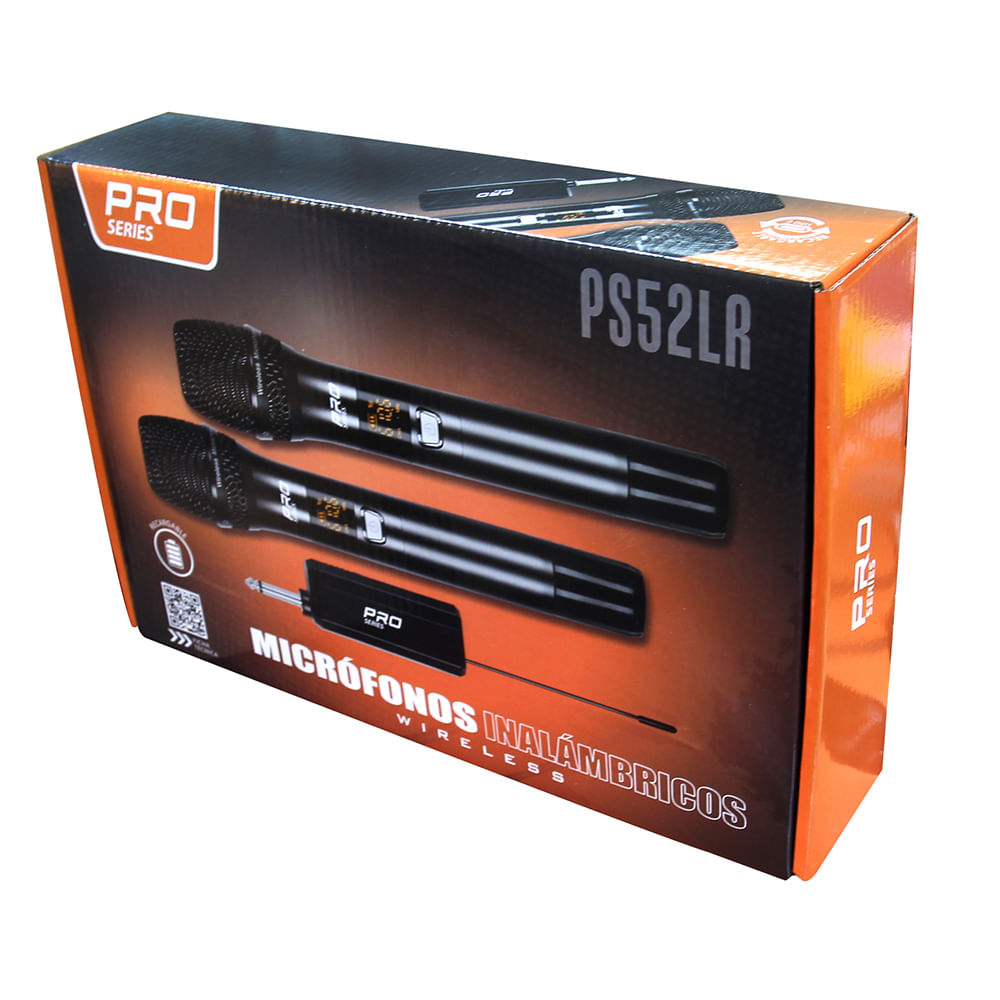 Imagen 2 del producto Micrófono recargable inalámbrico Pro Series UHF omnidireccional, entrada plug, negro