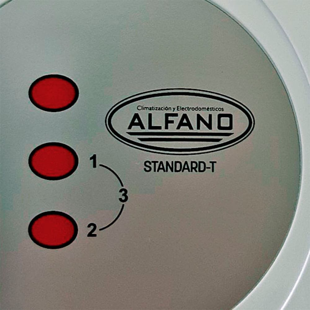 Imagen 2 del producto Terma instantánea Alfano Standard T 7000W, montaje en pared, 3 niveles de temperatura, blanco