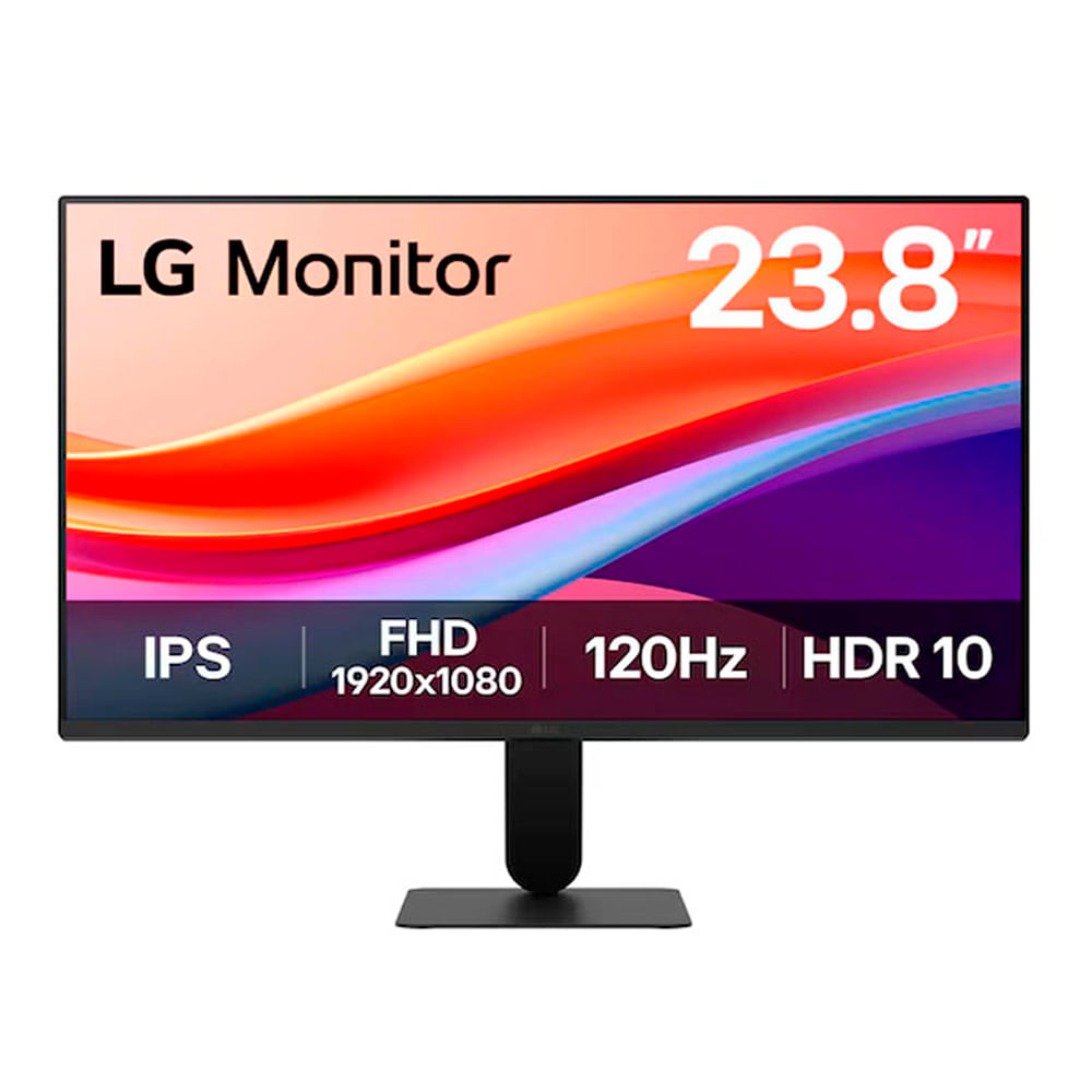 Monitor plano LG 24U411A 24" Panel IPS, FHD, 120Hz, 5ms, entradas HDMI/VGA
