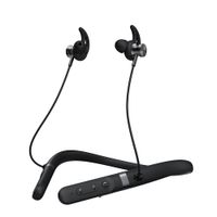 Audífonos bluetooth in ear Decibel Active Pro, resistente al agua IPX5, con cancelación de ruido, duración máxima 30 horas, banda de silicona, negro